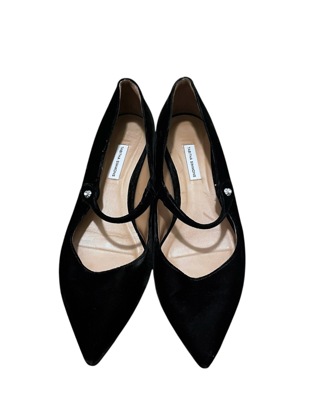Tabitha Simmons Hermione Velvet Flats